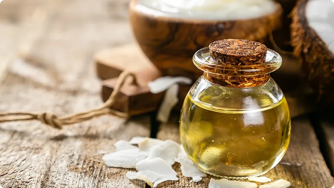 olive oil in a jar